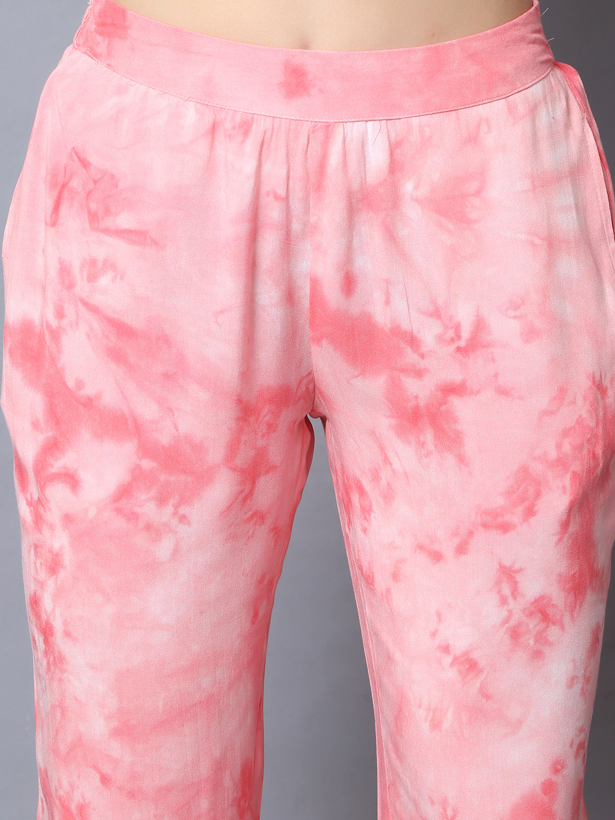 Pink Tie dye 3 Piece Co-ord Set