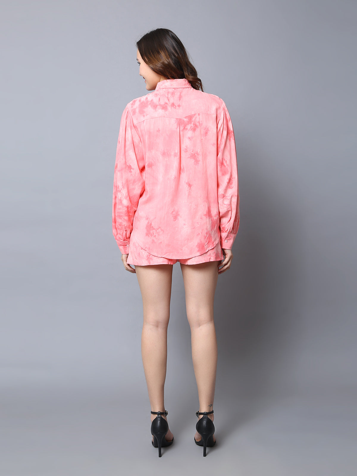 Pink Tie dye 3 Piece Co-ord Set