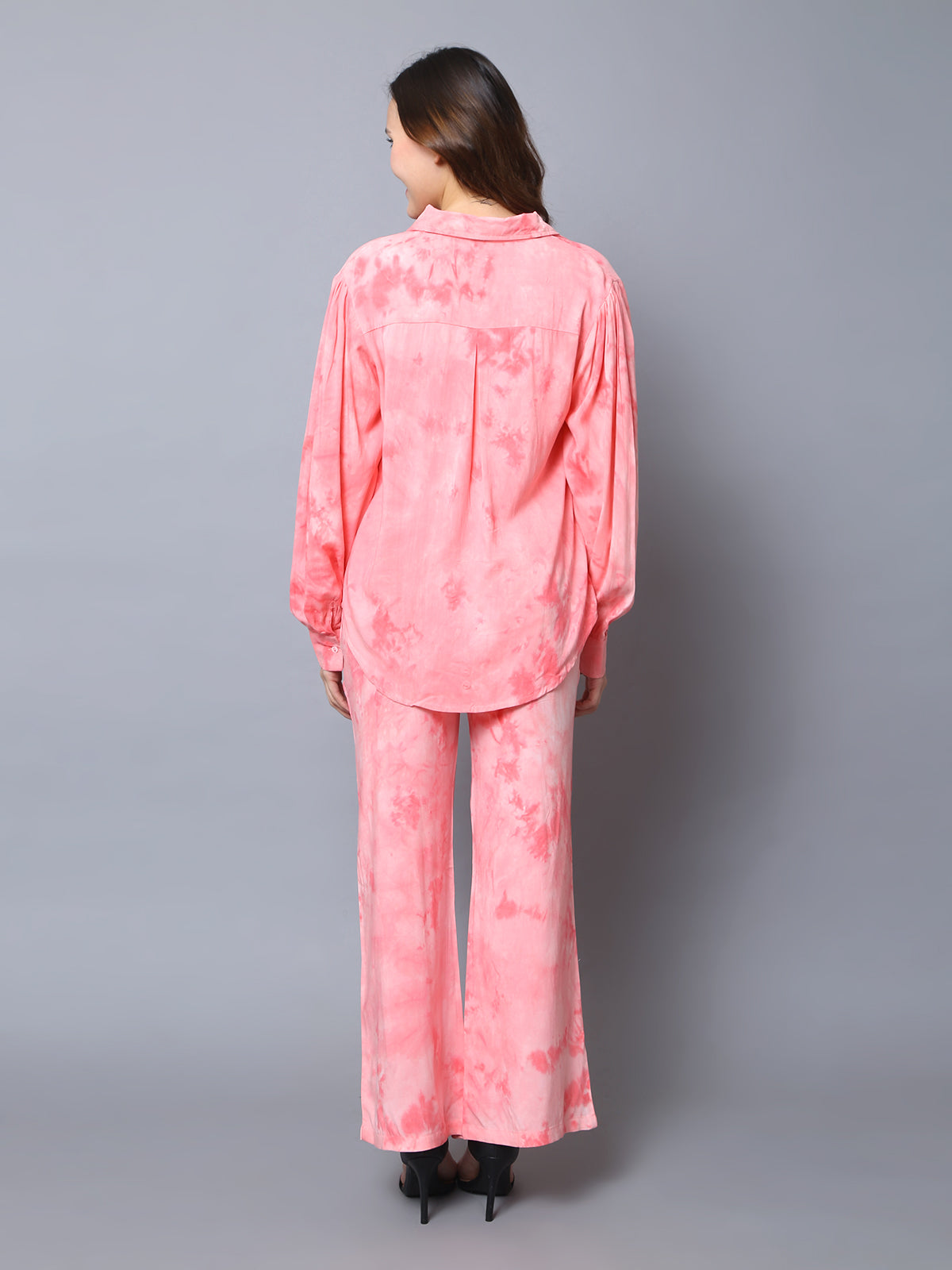 Pink Tie dye 3 Piece Co-ord Set