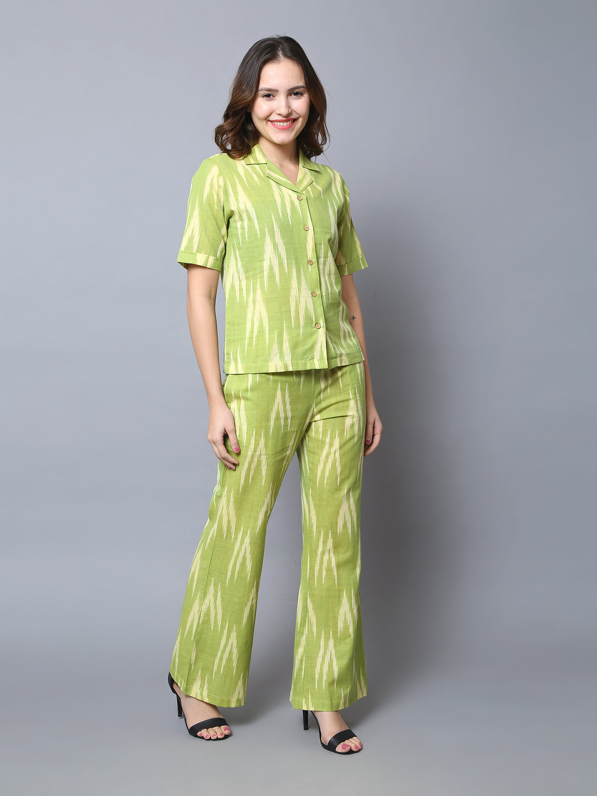 Green Ikat 2 Piece Co-ord Set