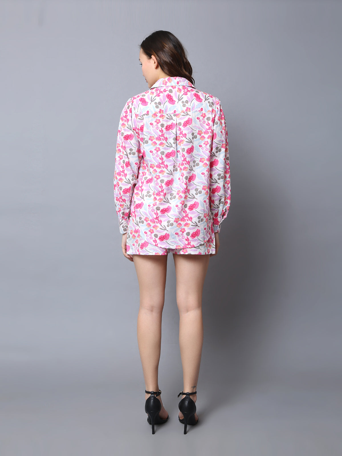 White Printed 3 Piece Co-ord Set